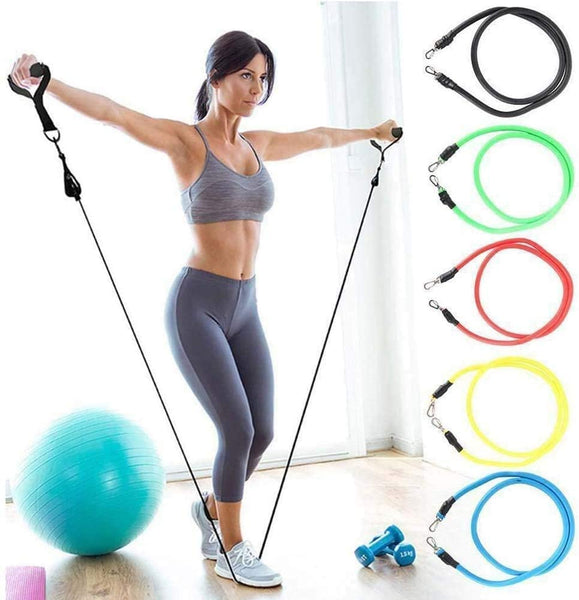 Yoga Crossfit Fitness Strength Tubes Pull Rope