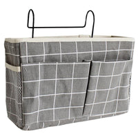 Foldable bedside organizer for baby crib