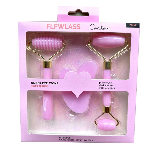 Resin roller massager for face and body