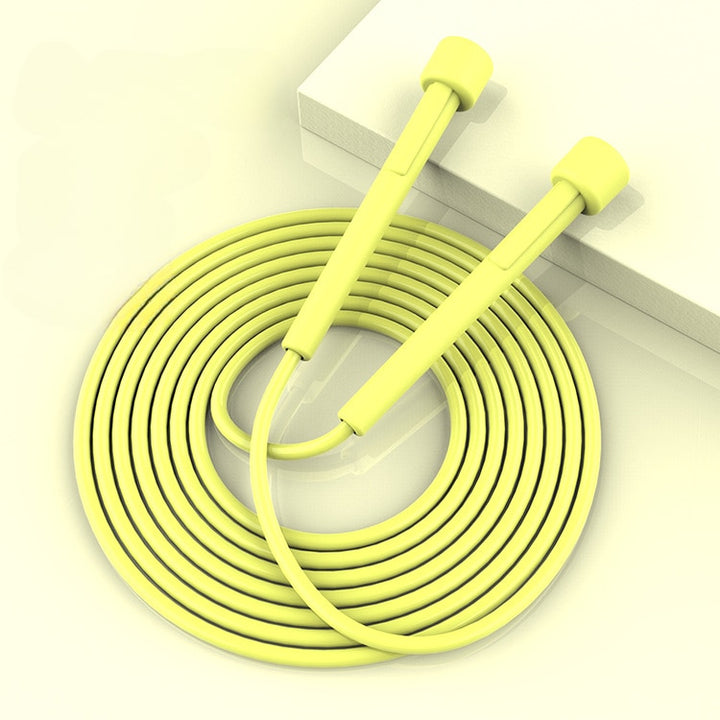 Adult using jump rope