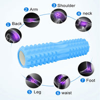 Ball Muscle Relax Roller Stick Arm Leg Neck Back Training Set