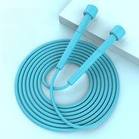 Adult using jump rope