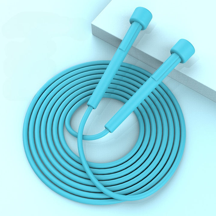 Adult using jump rope