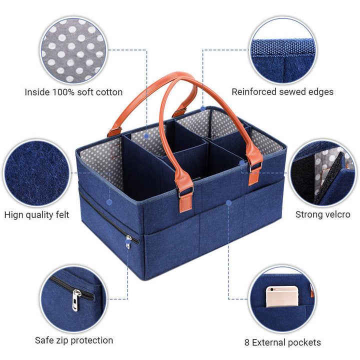 Changing table and car mummy diaper bag