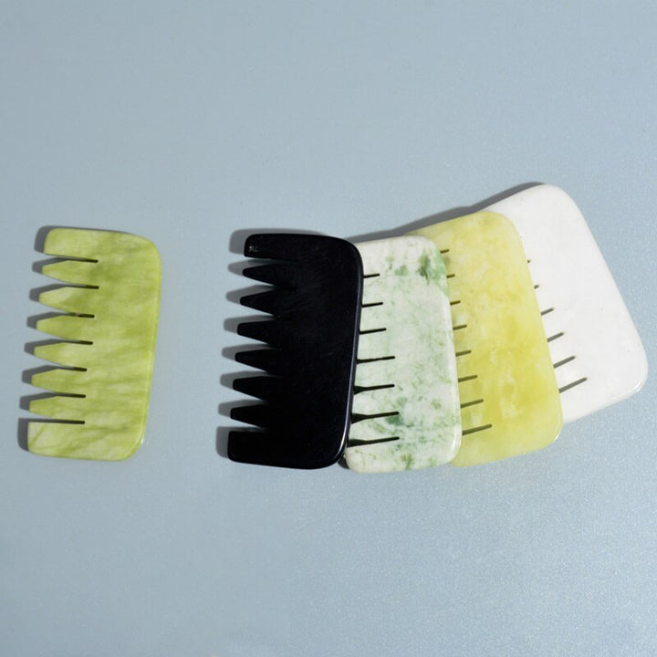 Health and beauty scrapers tool Guasha in light green color