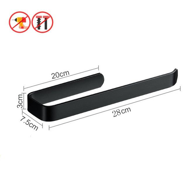 Acrylic toilet paper holder wall mounted