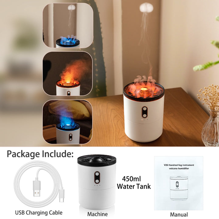 Feature: Auto Intelligent Power Off, Ultra Quiet, Essential Oil Diffuser, Adjustable Light Mode