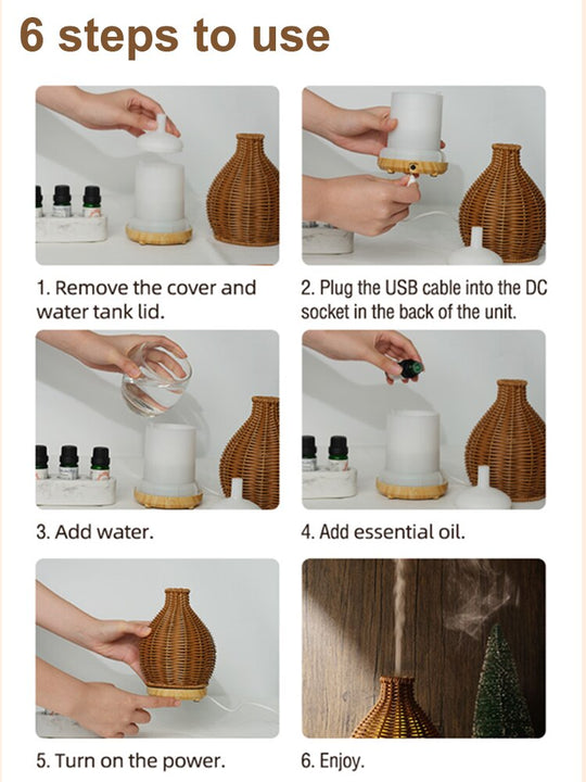 Waterless auto shut-off protection home humidifier product image