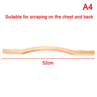 Wooden neck and shoulder massager