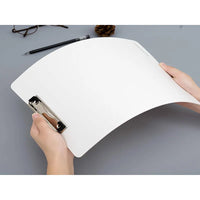 Bview Art 1pcs Clipboards with Low Profile Metal Clip Standard A6 Size with Hanging Clipboards For Office Stationery Supplies