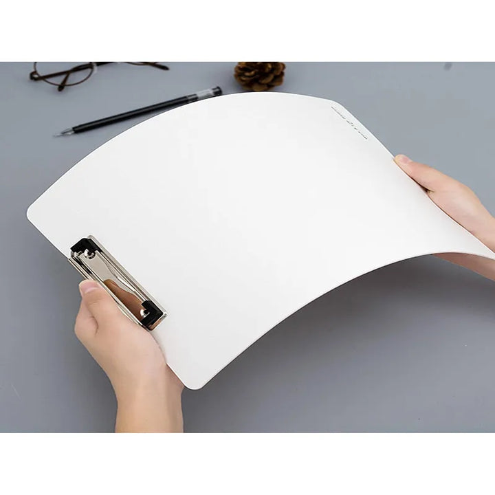 Bview Art 1pcs Clipboards with Low Profile Metal Clip Standard A6 Size with Hanging Clipboards For Office Stationery Supplies