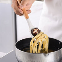 Silicone kitchen set with wooden handle