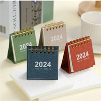 Desktop Calendar Minimalist Portable Fashionable Mini Calendar Convenient Chic Student Portable Memo Memorandum Innovative 2024