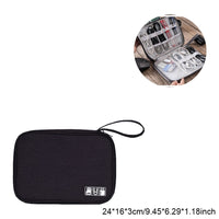 Image showcasing all three styles of the Travel Cable Bag side-by-side.