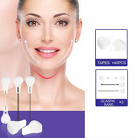 V-shaped invisible tape face lifting stickers set of 20