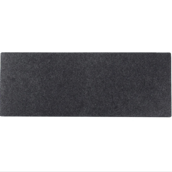 Computer Desk Mat Table Gamer Keyboard Mouse Pad Wool Felt Laptop Cushion Black