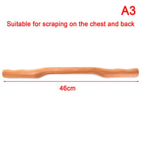 Wooden neck and shoulder massager