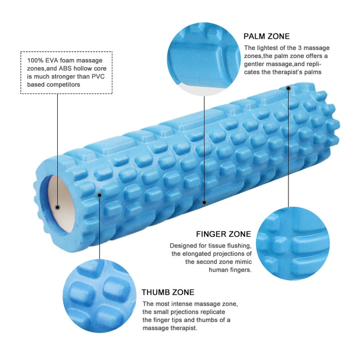 Soft Yoga Exercise Back Muscle Massage Roller 