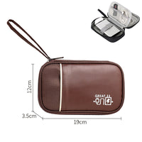 Image showcasing all three styles of the Travel Cable Bag side-by-side.