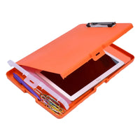 Portable Clipboard with File Case Document File Writing Pad