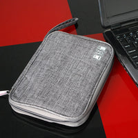 Image showcasing all three styles of the Travel Cable Bag side-by-side.