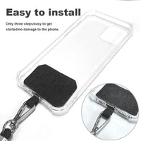 Universal Crossbody Phone Lanyards with Patch Adjustable Mobile Phone Strap Lanyard Neck Rope for Cell Phone Hanging Cord Strap