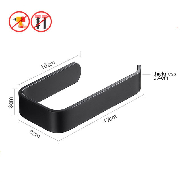 Acrylic toilet paper holder wall mounted