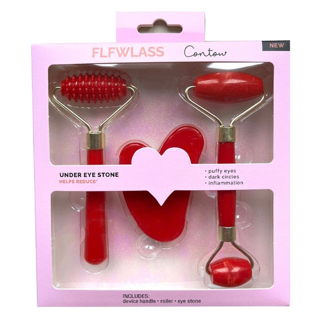 Resin roller massager for face and body