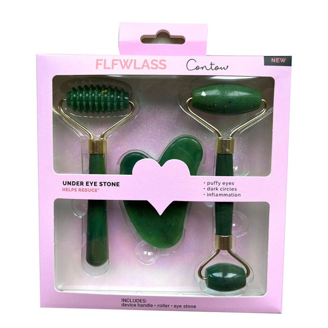Resin roller massager for face and body