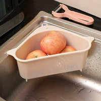 Sink strainer and storage shelf with suction cup