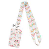 Credential holder Novel Fashion Strap Lanyard for Keys Chain Badge Holder ID Credit Card Pass Hang Rope Phone Charm Wholesale
