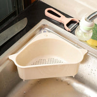 Sink strainer and storage shelf with suction cup