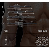 Powerlifting lumbar back protection belt