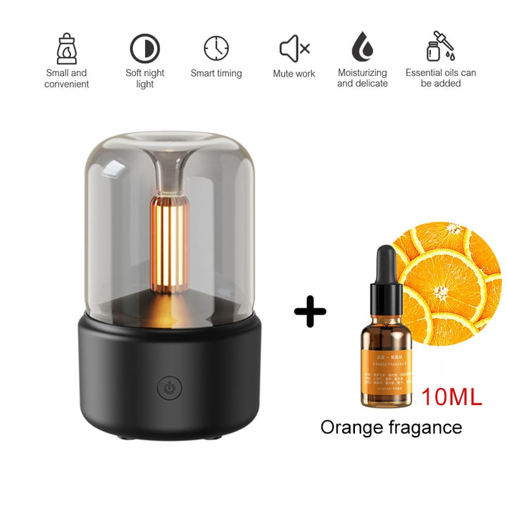 Ambient lighting with mist maker