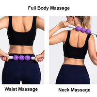 Ball Muscle Relax Roller Stick Arm Leg Neck Back Training Set