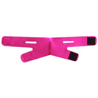 Face slimming bandage with adjustable velcro