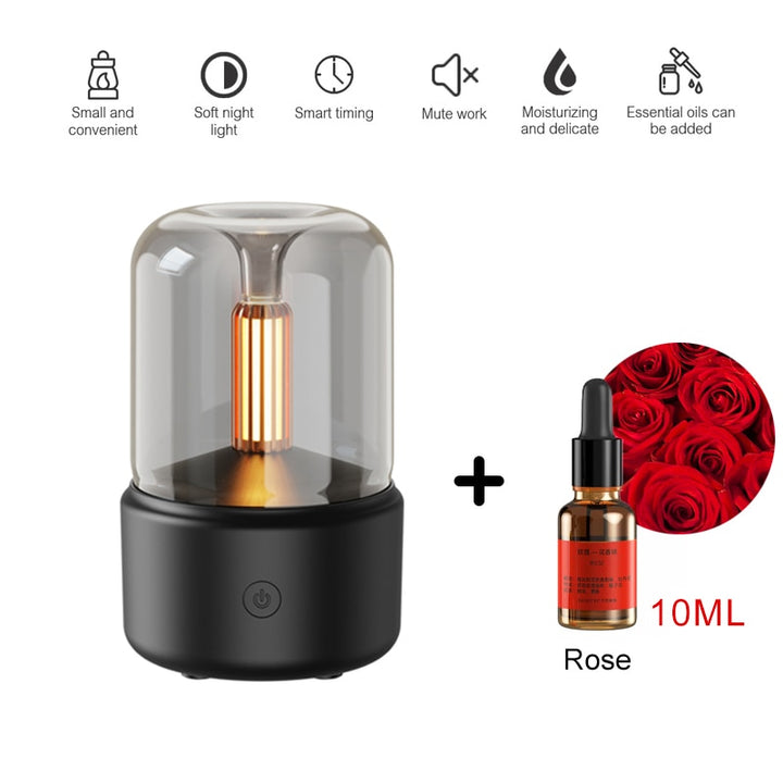 Ambient lighting with mist maker