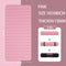 185x60x1.5cm Pink