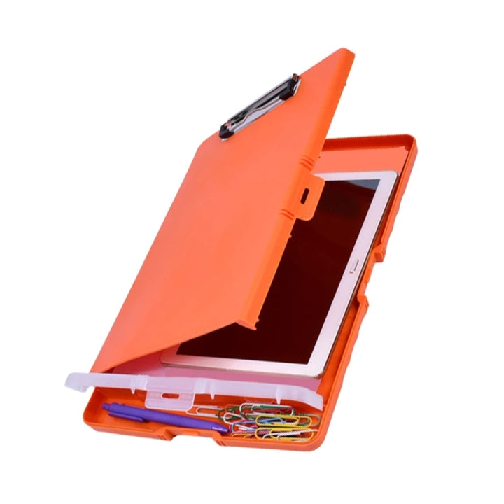 Portable Clipboard with File Case Document File Writing Pad