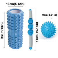 Ball Muscle Relax Roller Stick Arm Leg Neck Back Training Set