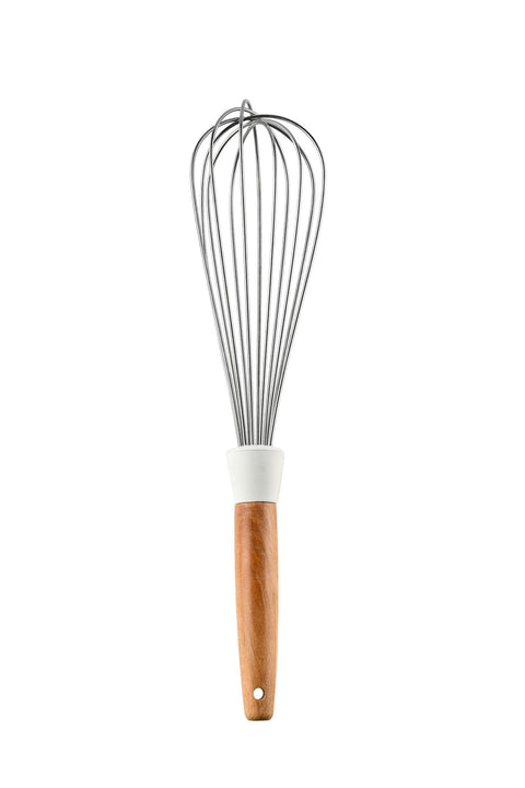 Silicone kitchen set with wooden handle