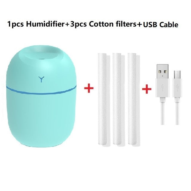 USB Humidifier with LED Night Lamp
