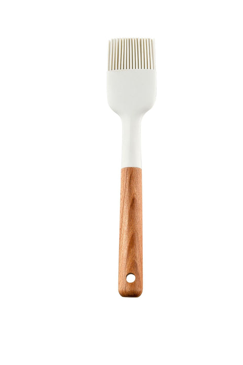 Silicone kitchen set with wooden handle