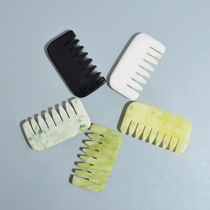 Health and beauty scrapers tool Guasha in light green color