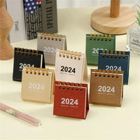 Desktop Calendar Minimalist Portable Fashionable Mini Calendar Convenient Chic Student Portable Memo Memorandum Innovative 2024