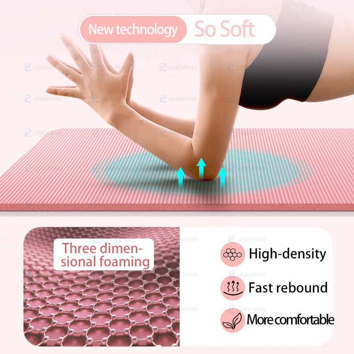 Fitness Mat For Home Sports Pilates Gymnastics Exercise Gymnastics