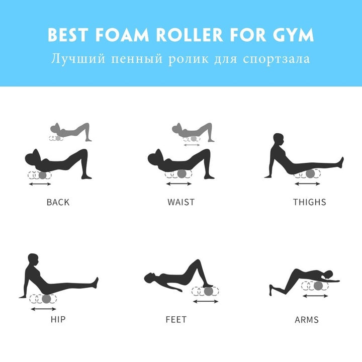 Soft Yoga Exercise Back Muscle Massage Roller 