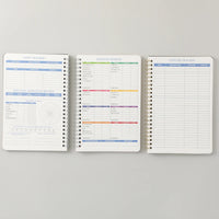 50 sheets Budget Planner Monthly Bill Organizer PVC Hardcover Budget Book For Savings Debt Expense Tracking Notebook