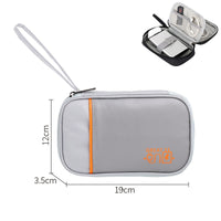 Image showcasing all three styles of the Travel Cable Bag side-by-side.
