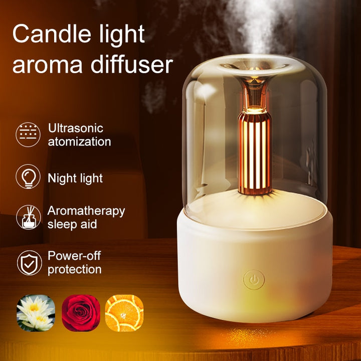 Ambient lighting with mist maker